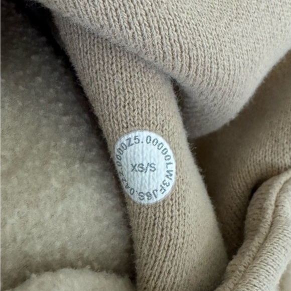 Lululemon Scuba Oversized Funnel-Neck Half Zip tan xs/s perfect condition! - Picture 4 of 6